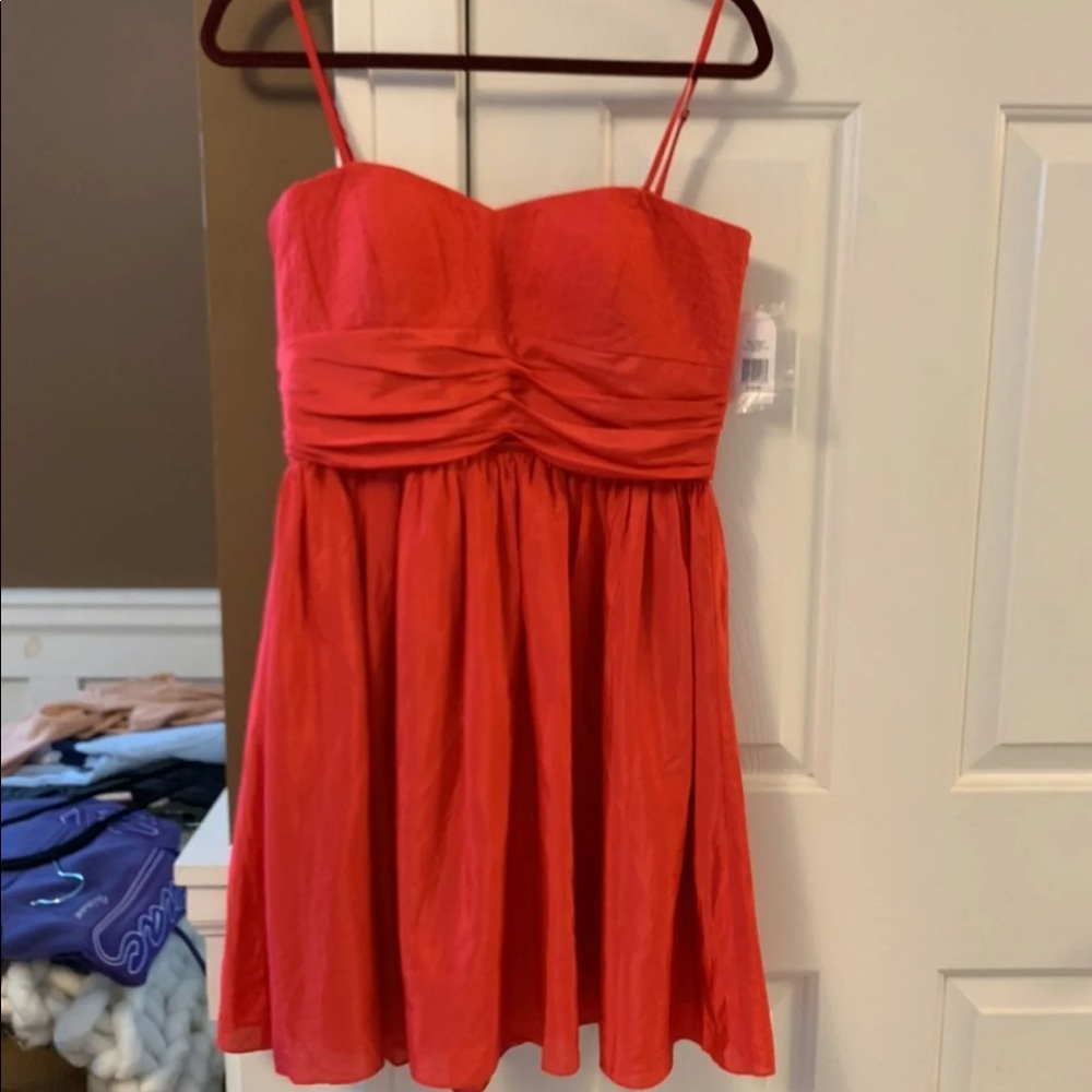 Strapless pink Jessica Simpson dress